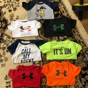 3T short sleeve UA T’s